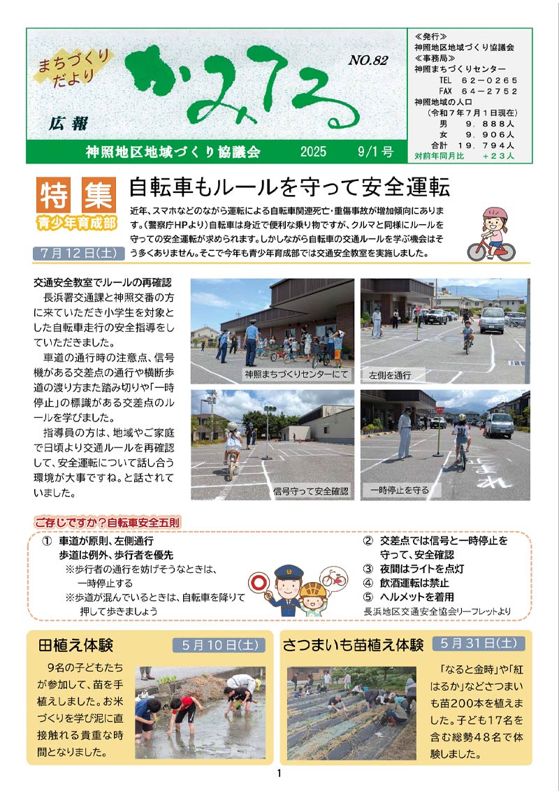 広報かみてる82号